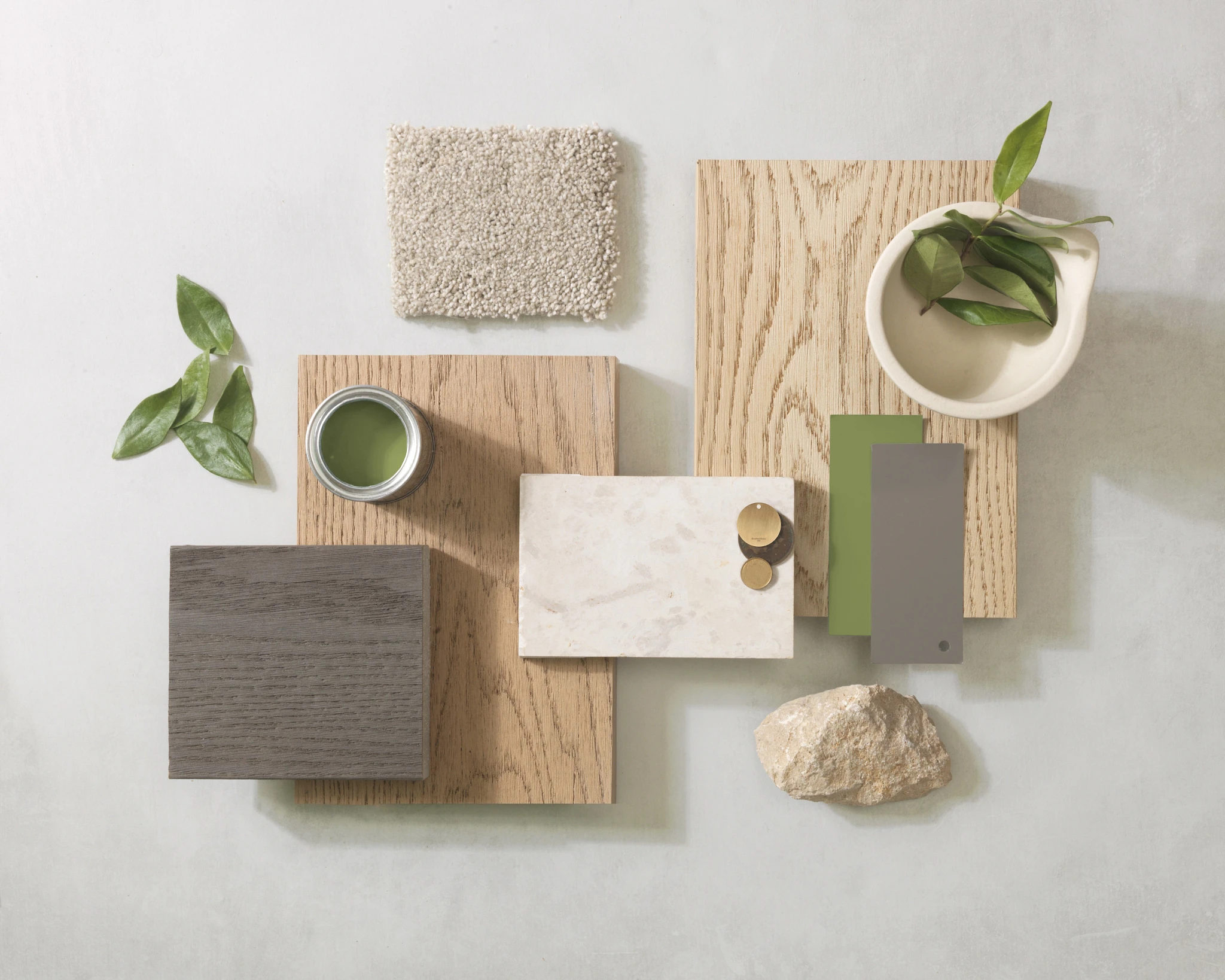 MDE176H_Enhanced_Grain_Ashwood_Golden Oak_Ebony Grey_Flat Lay_Moodboard